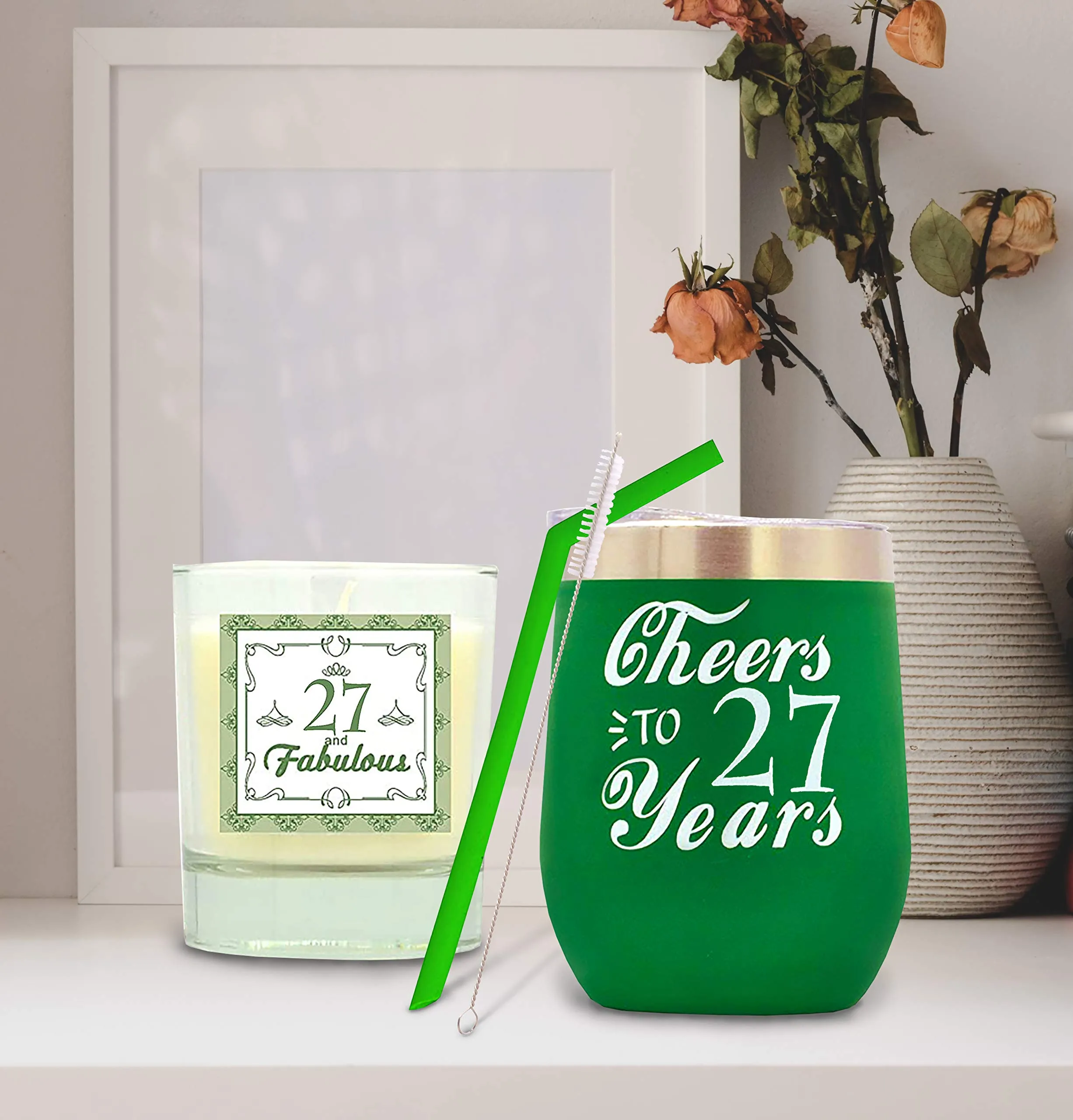 27th Birthday Gifts for Women, 27th Birthday, 27th Birthday Tumbler, Happy 27th Birthday