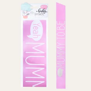 Baby Shower "Mummy to Be" Sash – Elegant & Fun Accessory