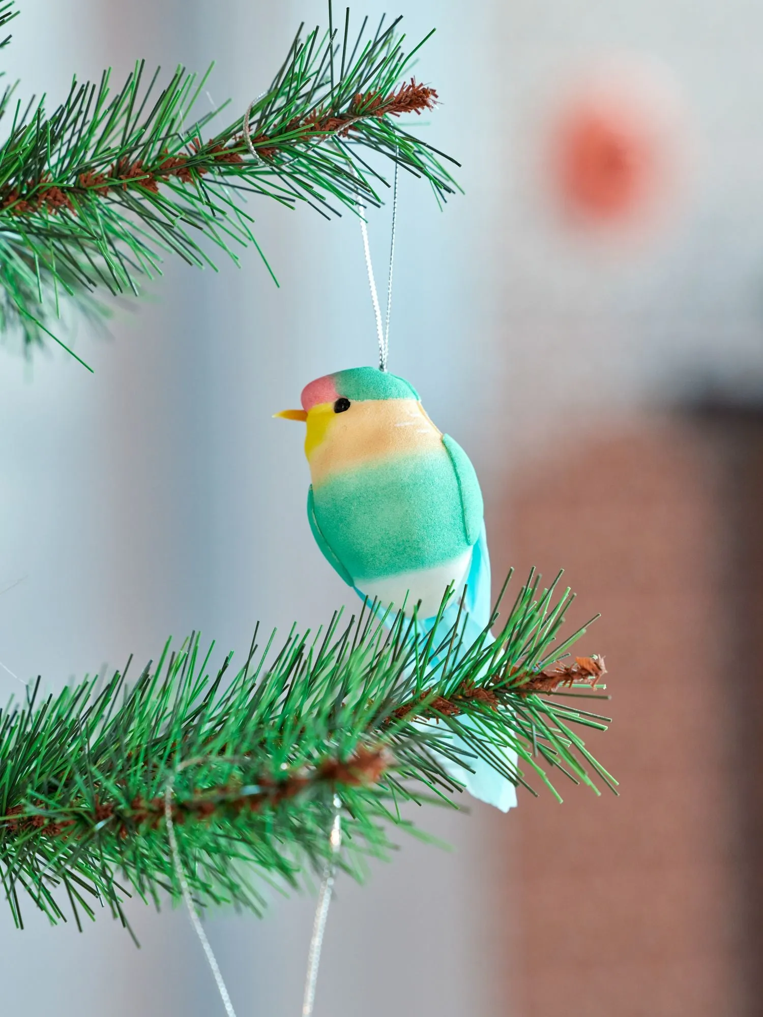 Bird Christmas Ornament - Aqua