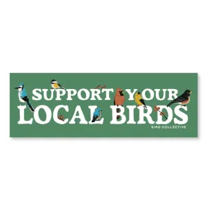 Bird Collective Backyard Birds Bumper Sticker