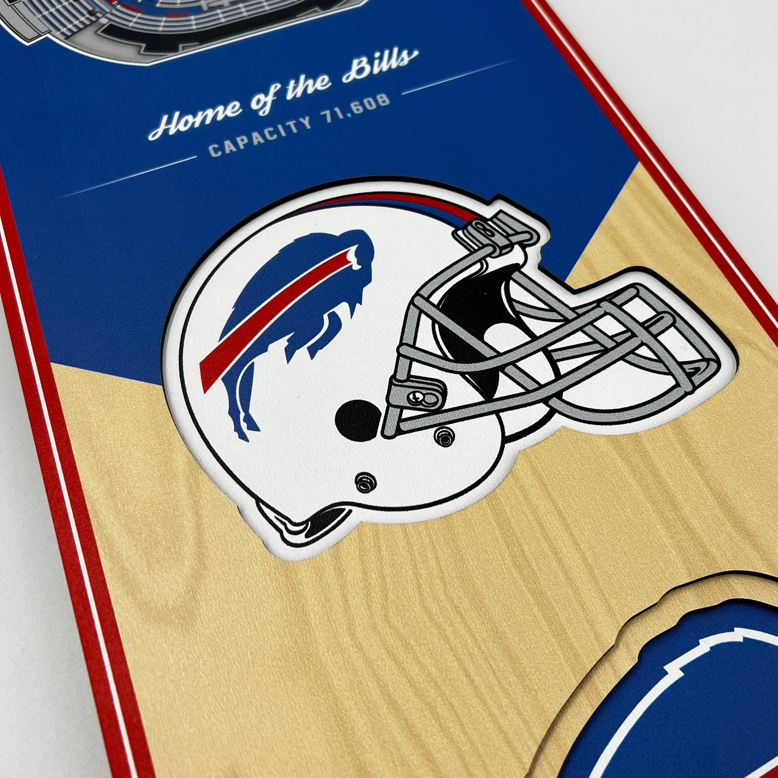 Buffalo Bills Premium Stadium Banner 3D Wooden Wall Art