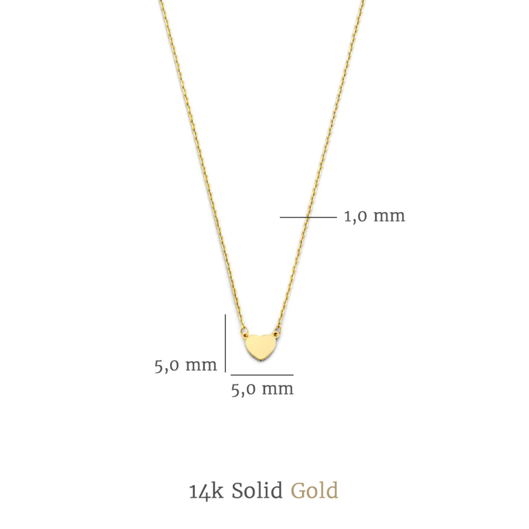 Cadeau d'Isabel 14 karat gold necklace and bracelet gift set