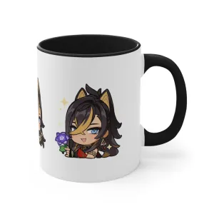 Dehya Genshin Impact Accent Coffee Mug, 11oz Cups Mugs Cup Gift For Gamer Gifts Game Anime Fanart Fan Birthday Valentine's Christmas