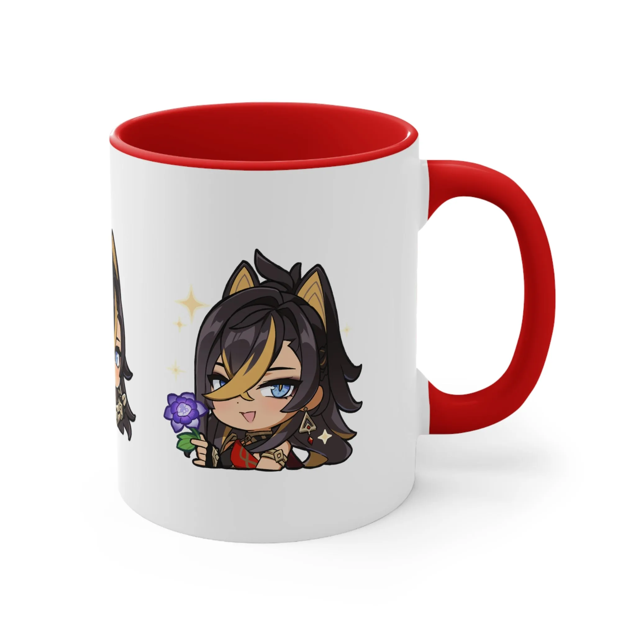 Dehya Genshin Impact Accent Coffee Mug, 11oz Cups Mugs Cup Gift For Gamer Gifts Game Anime Fanart Fan Birthday Valentine's Christmas