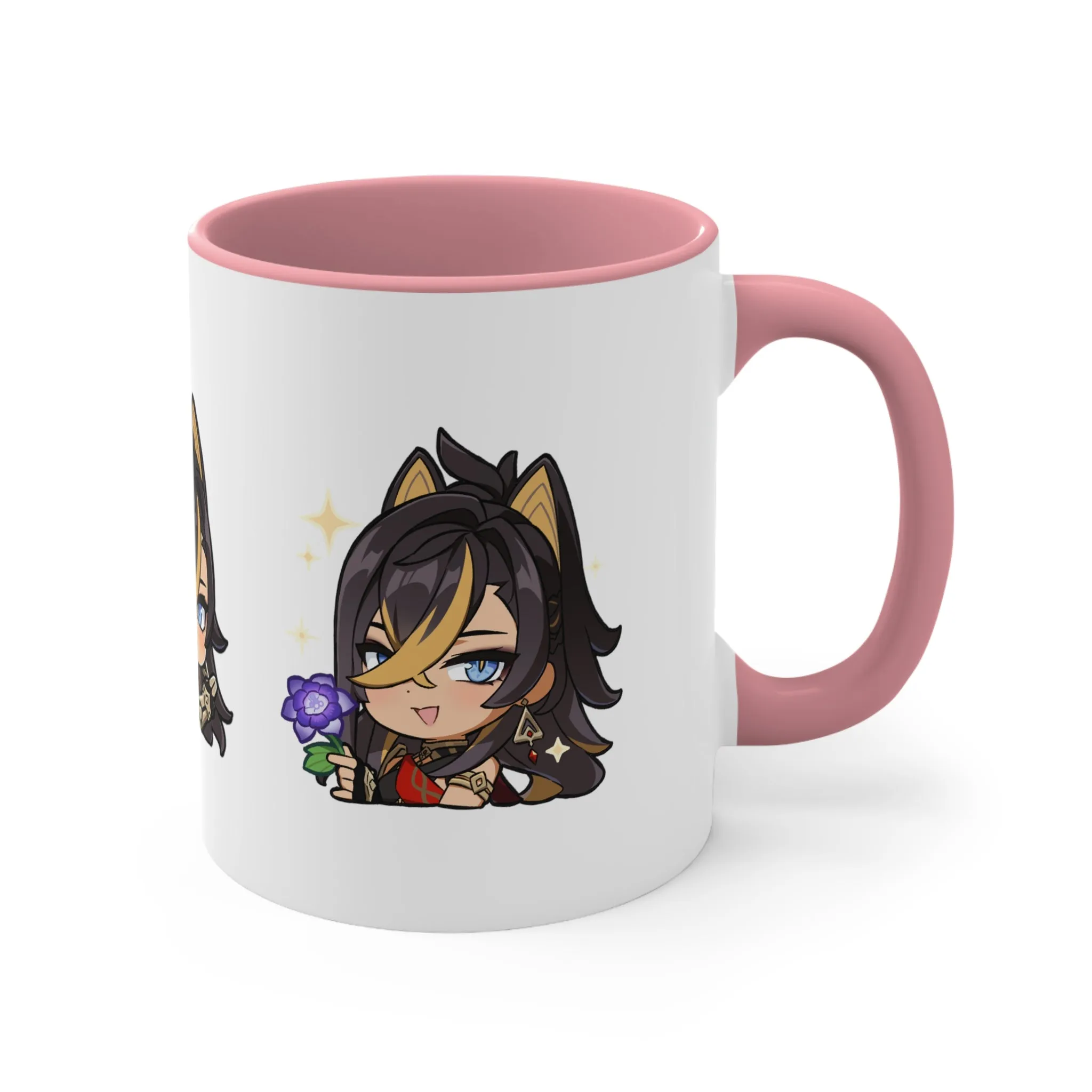 Dehya Genshin Impact Accent Coffee Mug, 11oz Cups Mugs Cup Gift For Gamer Gifts Game Anime Fanart Fan Birthday Valentine's Christmas