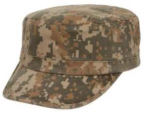 Digital Camouflage Camo Army Military Cadet Patrol Washed Cotton Baseball Hats Caps