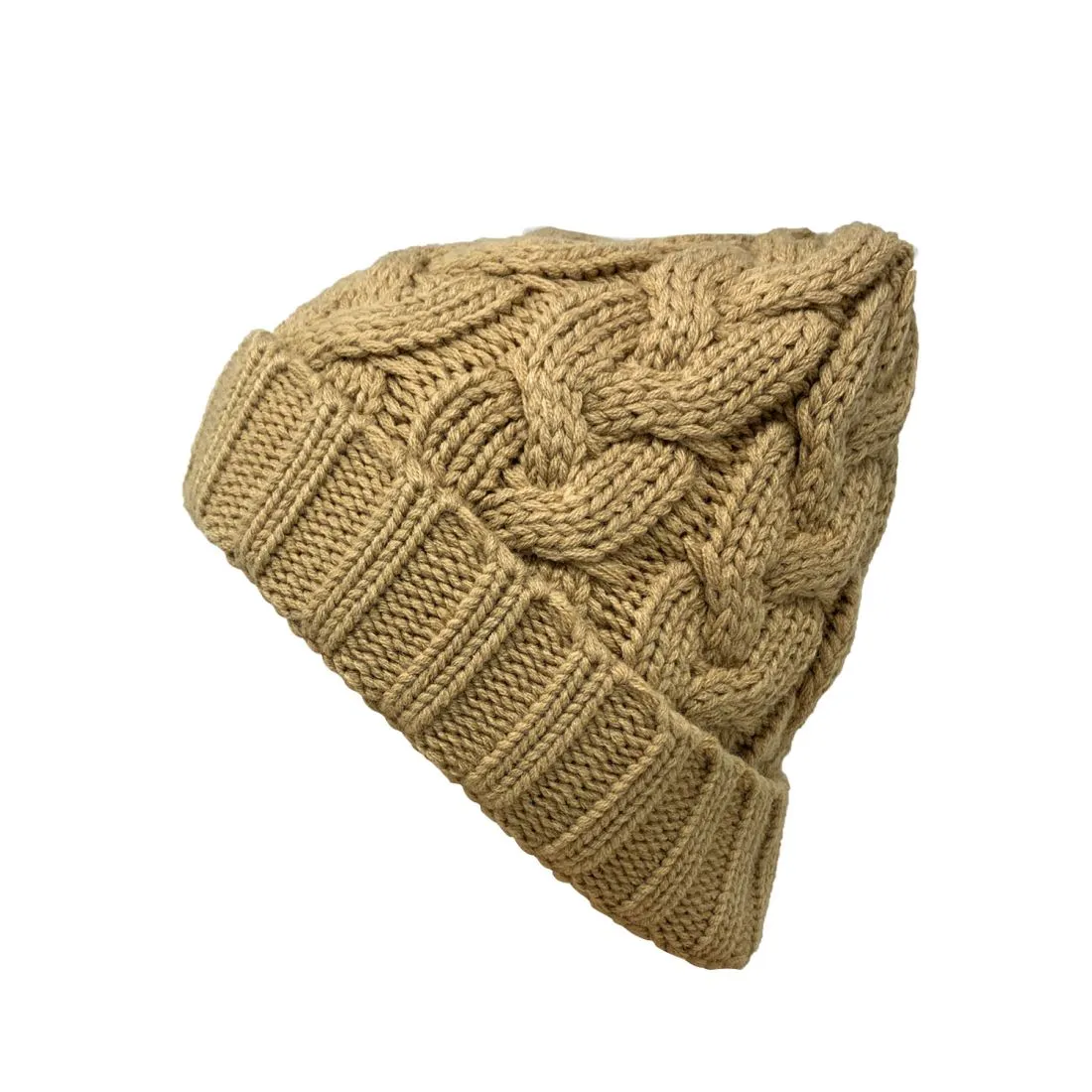 Empire Cove Womens Mens Unisex Winter Warm Solid Cable Knit Cuff Beanie