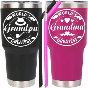 Grandparents Mugs Set, Good Gifts for Grandparents, Gifts for Grandma and Grandpa, Grandma