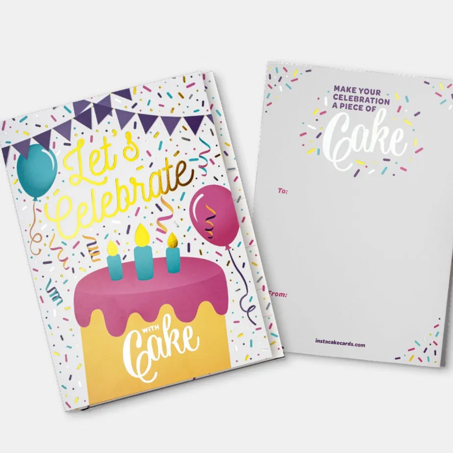 InstaCake Card - Celebrate - Lemon