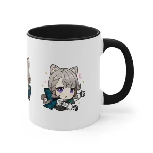 Lynette Genshin Impact Accent Coffee Mug, 11oz Cups Mugs Cup Gift For Gamer Gifts Game Anime Fanart Fan Birthday Valentine's Christmas