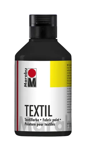 Marabu Textil, 073 Black, 250 Ml