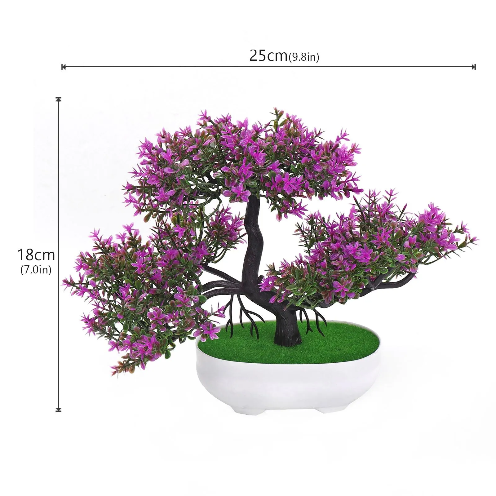 Mini Artificial Plant Bonsai Small Simulated Tree Pot Plants Fake Flowers Office Table Potted Ornaments Home Garden Decor