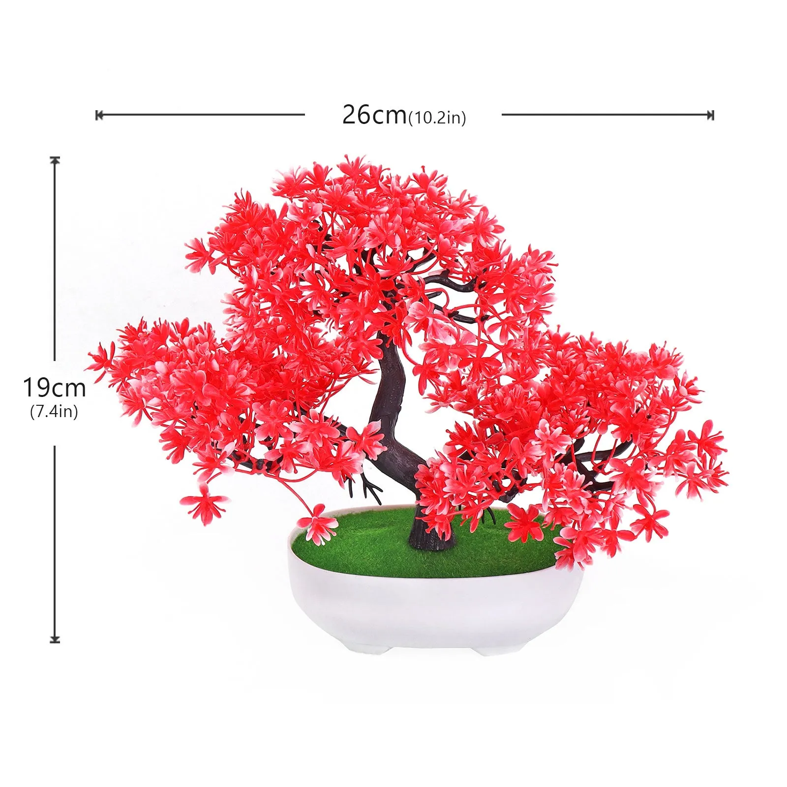 Mini Artificial Plant Bonsai Small Simulated Tree Pot Plants Fake Flowers Office Table Potted Ornaments Home Garden Decor