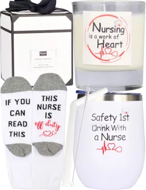 Nurse Gifts For Women, Nursing Gifts, Nurse Gifts, Safety First Drink With A Nurse, Gifts