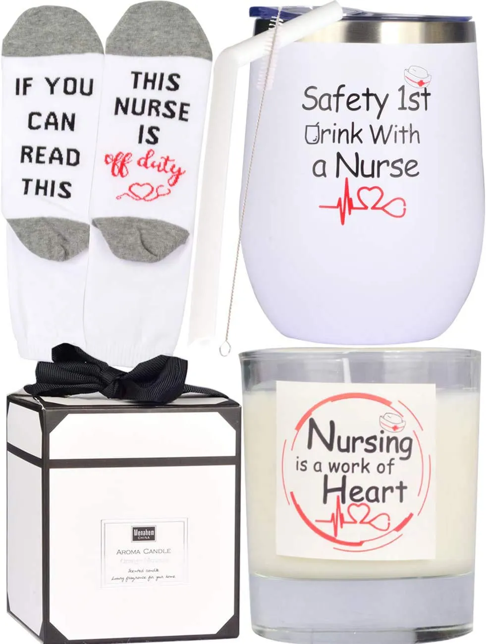 Nurse Gifts For Women, Nursing Gifts, Nurse Gifts, Safety First Drink With A Nurse, Gifts