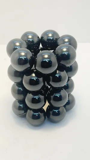 Pair of Hematite Magnetic Spheres 1 inch