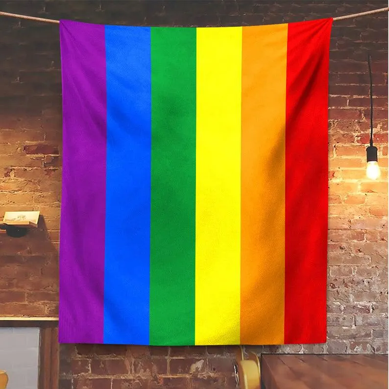 Rainbow Gay Pride Blanket, Lgbt Blanket, Gay Pride Blanket, Rainbow Blanket, Gay Blanket