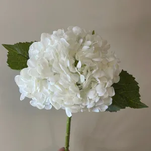 Real Touch White Hydrangea Large