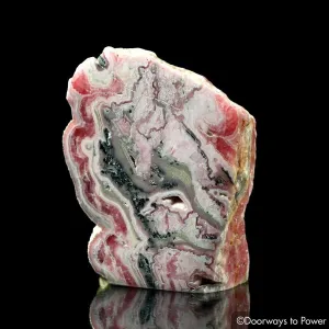 Rhodochrosite Crystal Altar Stone A   