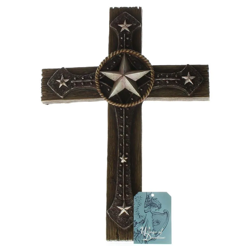 Rustic Cowboy Wall Cross