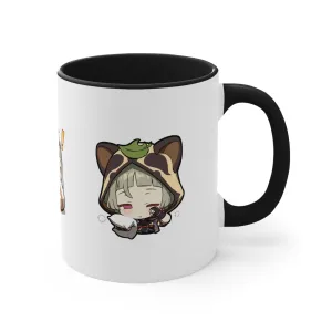 Sayu Genshin Impact Accent Coffee Mug, 11oz Cups Mugs Cup Gift For Gamer Gifts Game Anime Fanart Fan Birthday Valentine's Christmas