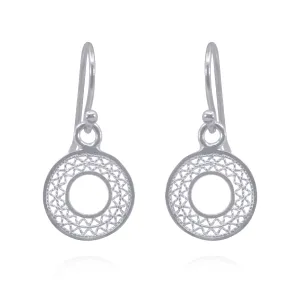 VALERIA SILVER EXTRA SMALL EARRINGS FILIGREE