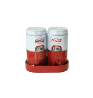 Vintage Coke Salt & Pepper Shakers Set